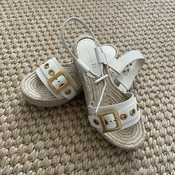 Christian Dior Espadrille Platform Sandal. NIB. 38 eu - Picture 8 of 12